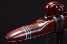 East Indian Rosewood Native American Flute, Minor, Mid G-4, #G35F